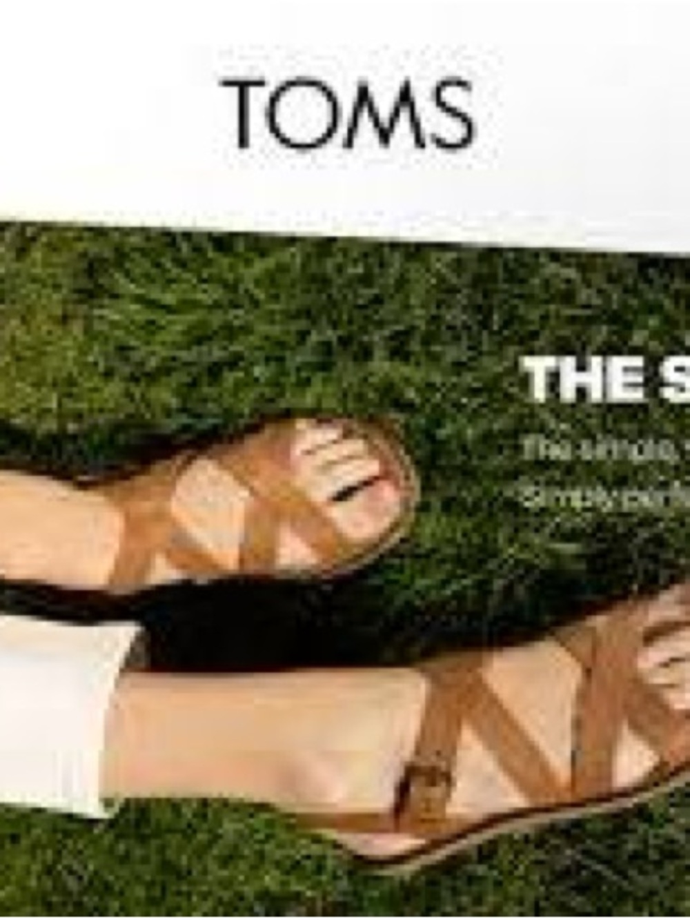 TOMS Women's Brown Leather Crisscross Sandal - Sicily Sandal